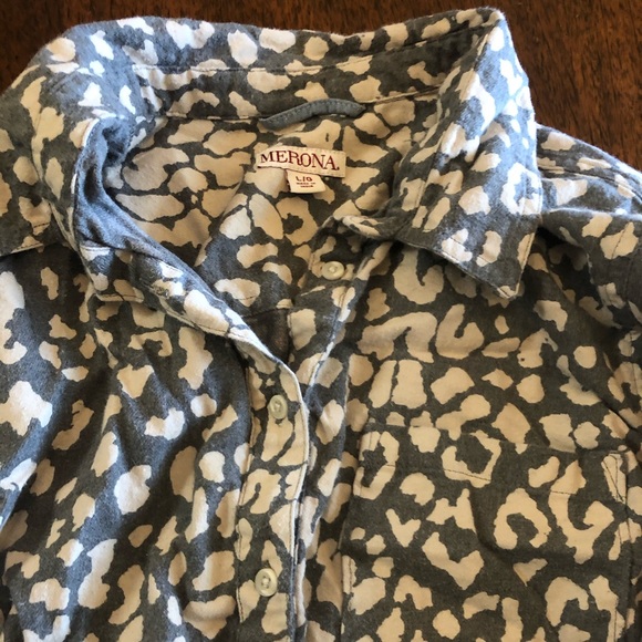 Grey animal print tunic - Picture 2 of 2